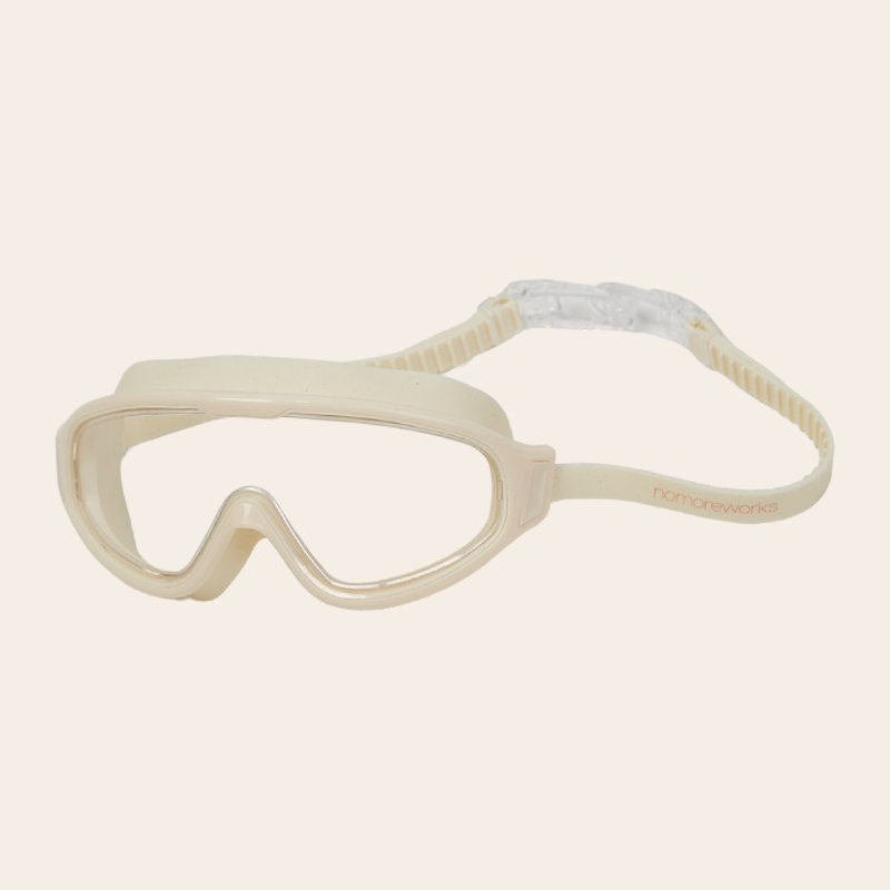 Swim goggle Cream [Adult]-메쉬백팩포함
